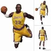 清倉【NBA LBJ】籃球明星 LeBron James Jordan MAF127 湖人詹姆斯 可動 人偶  16cm