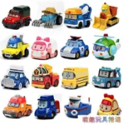 臺灣出貨🔥29款 城市救援隊poli閤金玩具車 波利警車模型 小朋友玩具 安寶 羅依消防車推土機工程車模型 迴力車 男