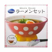 【震撼精品百貨】Micky Mouse 米奇/米妮 MINNIE 陶瓷造型拉麵碗組 震撼日式精品百貨