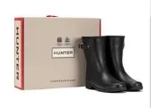 盒子破 Hunter 女短筒雨靴 Original Refined 122956  us8 uk6  好市多代購