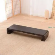 💕實木禪修凳打坐凳子沙發踩腳凳羅漢床長條腳踏凳鋼琴墊腳凳小方凳