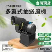 現貨【勝杰風機】CY180多翼式抽送風機1HP-排風機-抽油煙機-抽風機 單向抽風機 送風機 強大風力 快速出貨