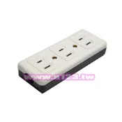 民權橋電子生活百貨 電木三孔插座(3連座) D507 電木三聯 電木三連