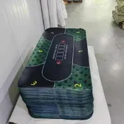 德州撲克桌布橡膠桌墊桌遊臺布棋牌室桌墊臺墊廣告大桌墊 定 制