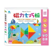 京采~磁力七巧板 磁力方塊板 FOOD超人磁性幾何創意板 FOOD超人磁性益智七巧板{樂步客 LoveBook}
