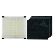(店+)MIT台灣製 適用 HAP-16300-TWN Honeywell 空氣清淨機一年份耗材 濾心*1+加強型活性碳濾網*4