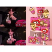 現貨在台💖BTS柾國同款🌟JENNIE同款🌟韓國LOTTE 樂天🌟巧克力夾心餅乾球🌟小盒54g