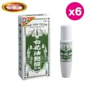 白花油 甦醒凝露 佛手柑味 6瓶 (每瓶15ml)