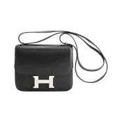 【DOKODEMO】【二手】愛馬仕 HERMES 肩背包 Mini Constance 3 18/Monsieur 黑色