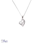 【Angely飾品】LOVE愛心造型項鍊｜ 浪漫 送禮 氣質