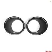 Casytw 2 裝飾環霧燈鍍鉻替換件適用於 Mini Cooper R55 R56 R57 2007-2010 OEM