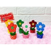 《 小花盆木質便簽夾》兒童禮物/ 婚禮小物 /二次進場 /生日禮物/幼稚園慶生/來店禮/創意小禮物-甜蜜遇見愛❤