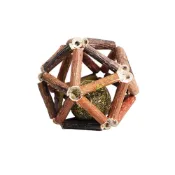 (店+)【LIKE PET】木天蓼玲瓏球 (貓咪磨牙玩具 木天蓼 磨牙 貓草球 貓草玩具 貓薄荷 玲瓏球 逗貓玩具 貓薄荷玩具)
