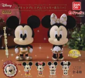 風之谷玩具 BANDAI 日版 轉蛋 扭蛋 迪士尼米奇米妮環保扭蛋-精裝篇 迪士尼 米奇 米妮 大頭 環保 全4款 整套販售