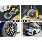 小亞-全新 現代 ELANTRA 2021 2022 世盟 煞車卡鉗 大四活塞 N3 330MM 一體式碟盤