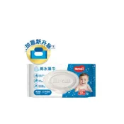 (店+)【HUGGIES 好奇】純水嬰兒濕巾 加厚型 加蓋設計 80抽/包 