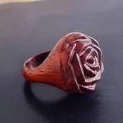 米里米特創意 DIY木質感應指環 瑰麗款 紅色 搭捷運/公車/火車/購物 悠遊卡or一卡通 禮物/實木