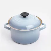 (店+)【HOLA】Le Creuset琺瑯便利湯鍋20cm(海岸藍)
