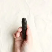 【快速出貨】_火燒炭化木雕盧恩女巫手指魔法棒能量治療儀式(短版