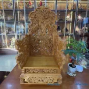 特惠/廠家直銷九龍椅神明座椅安金佛椅九鳳椅疊座文椅神像寶座兩尺二（廠商直發咨詢運）