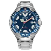 大高雄鐘錶城 CITIZEN 星辰 PROMASTER BN0231-52L 通路限定 虎鯨光動能時尚腕錶 銀錶 46.0mm｜樂天領券現折★全館特惠中★指定刷卡回饋10%