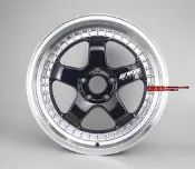 類WORK S1 海拉風 新款大內凹鋁圈樣式 17吋 7.5J / 8.5/ 9.5J 可客製ET值 黑車邊