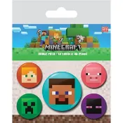 【Minecraft】麥塊角色人物徽章組