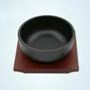 全球選品1館 生活百貨 韓式拌飯鑄鐵石鍋鑄鐵碗生鐵碗日式韓國料理鐵碗拌飯電磁爐鍋