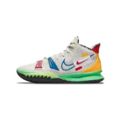 (店+)【NIKE 耐吉】DC9121-001 Nike Kyrie 7 EP 歐文7 中幫 實戰籃球鞋 男女同款 白綠藍 nike男鞋 男運動鞋 nike女鞋 運動鞋女 休閒鞋
