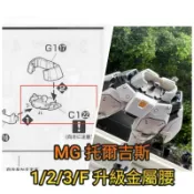 TC寶寶 新款最低價 MG 托爾吉斯 1 2 3 F 金屬腰 C1-22 四機通用 L1-22 不斷裂 補件 升級 萬代