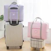 【戀戀有魚】摺疊旅行收納袋 旅行收納  600D牛津布 加厚款 可折疊收納包 旅行袋 飛機包 行李袋 旅行袋 購物袋
