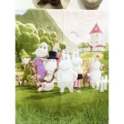 找到2條 日單《MOOMIN/姆明/小美/嚕嚕米/姆明家族》割絨印花 浴巾 蓋被90*116 純棉