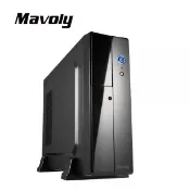 Mavoly 松聖小紅莓 M09 黑化 機殼 含400W電源供應器 主機腳架 多媒體前置掀蓋式 詢貨況