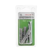 【特力屋】UP 134塑膠壁虎附翼附螺絲8mm 3組