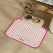 (店+)寵物地墊寵物餐墊防水寵物墊貓墊子狗墊子簡約寵物硅藻泥餐墊貓狗飯盆墊免洗可擦墊子耐臟易打理防滑碗墊防水不滲透雙面防滑不移位