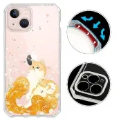 【KnowStar】iPhone 系列 鏡頭全包覆彩鑽防摔魔方軍規手機殼-歐若拉(i16ProMax/i15Pro/i14Pro/i13/i12/i11)