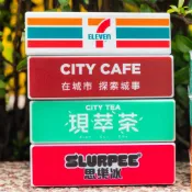 (🐾 喵一下雜貨店) 現貨 確認款 7-11 發光 招牌 燈箱 磁鐵 7eleven 現萃茶 思樂冰 City Cafe