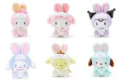 ♥小花花日本精品♥HelloKitty 美樂蒂 酷洛米 大耳狗 布丁狗 帕恰狗 絨毛娃娃布偶 擺飾 2023兔年~ 3