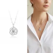 【AURORA 歐羅拉】GIA 30分D color八心八箭天然真鑽 鉑金台 PT950 鑽墜 送鉑金項鍊女鍊 花語
