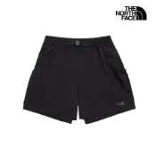 【The North Face 官方旗艦】北面女款黑色DWR防潑水抽繩口袋短褲｜8G02JK3