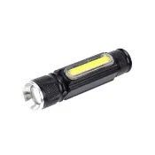 【HANLIN】T516 磁吸T6強光手電筒工作燈 COB USB直充(伸縮變焦 USB 充電式 探照燈 照明燈 手提燈 手電筒)
