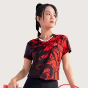 【JNICE久奈司】MIT 紅鑽 羽球服 競技服 比賽服 大賽服 運動服 球衣 排汗衣 女版 紅黑