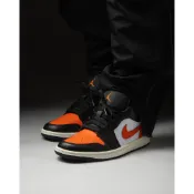 ☆CHIN代購☆Nike Air Jordan 1 Low 黑橘扣碎籃板 灌碎 皮革 低筒 553558-081 現貨