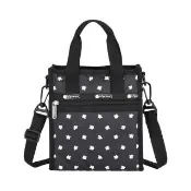 【Lesportsac】MINI N/S TOTE 迷你方型托特包 隨身小包 手提袋 送禮 禮物 推薦 女包(俏皮小雛菊)