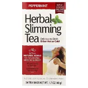 【iHerb】21世紀, 草本塑身茶，薄荷，無咖啡萃取，24 茶包，1.7 盎司（48 克）
