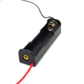(店+)電池盒4號單槽 單節電池座4號1節電池盒 AAA 1.5V 帶線無蓋無開關 DX307