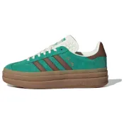 (店+)【adidas 愛迪達】JP8045 adidas originals GAZELLE BOLD 舒適時尚 耐磨 低幫 板鞋 女款 綠色 愛迪達女鞋 運動鞋女 女鞋