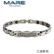 § 全館5.5-7折§  【Mare】㊣316L白鋼手鍊：三波鑽 款【售後服務&保固12個月】