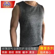 夏季防砍衣防割防身服防刀刺馬甲野外防護背心輕薄貼身款透氣軟質[太白優選]