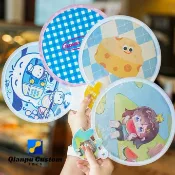 ∈❡客製化 客製折疊扇 折疊扇子 定製 卡通反光闆 網紅應援便攜團扇 夏天愛小扇子 定做logo 千普訂製